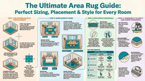 Bedroom Rug Placement - Size & Layout Guide